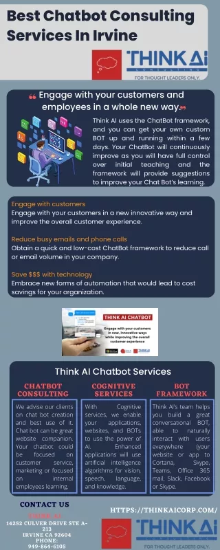 best chatbot consulting services in irvine