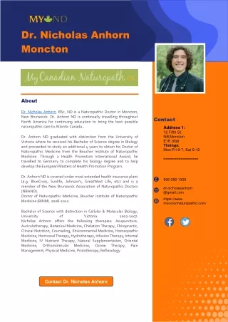dr nicholas anhorn moncton