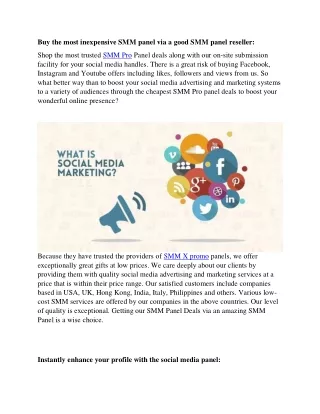 buy the most inexpensive smm panel via a good
