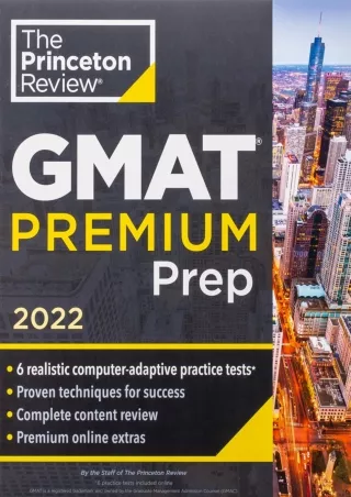 DOWNLOAD Princeton Review GMAT Premium Prep 2022 6 Computer Adaptive