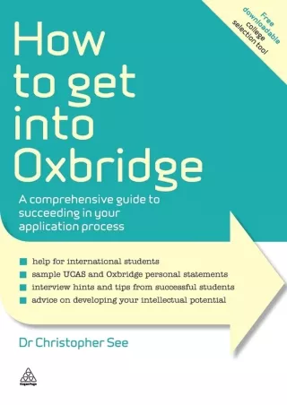 READ How to Get Into Oxbridge A Comprehensive Guide to Succeeding in Your
