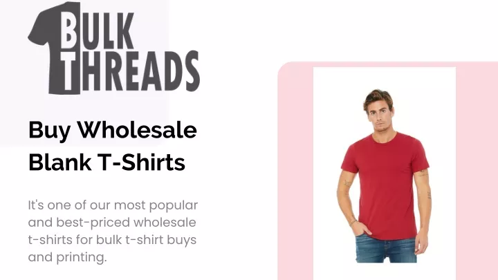 buy wholesale blank t shirts