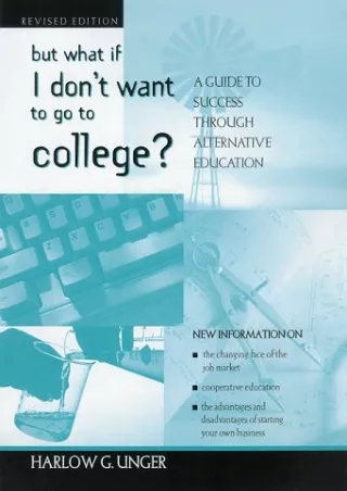 EBOOK But What If I Don t Want to Go to College  A Guide to Success Through