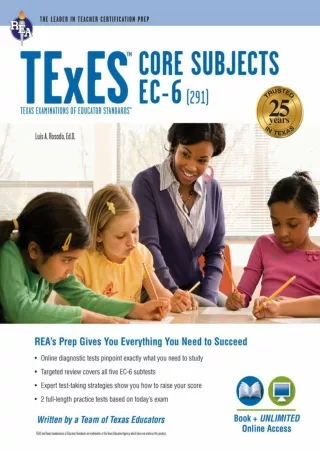 EPUB TExES Core Subjects EC 6 291 Book  Online TExES Teacher Certification