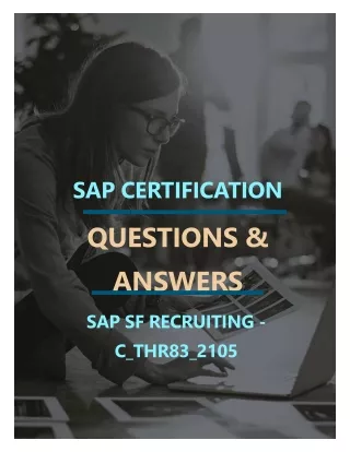 SAP SF RECRUITING (C_THR83_2105) FREE QUESTIONS AND ANSWERS PDF