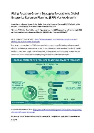 rising focus on growth strategies favorable