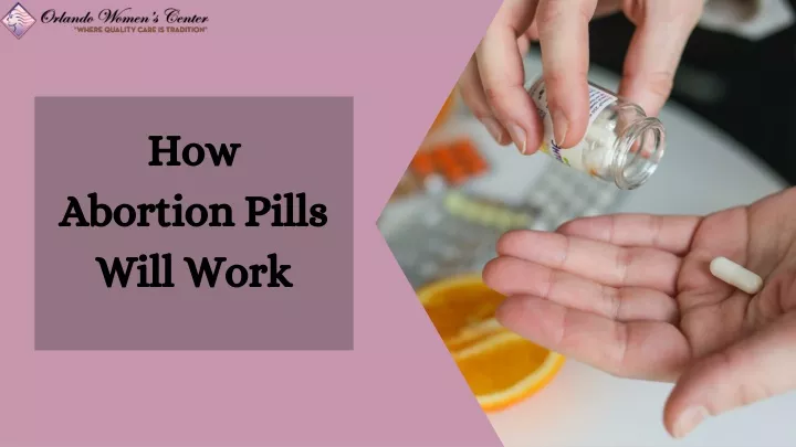 how abortion pills will work