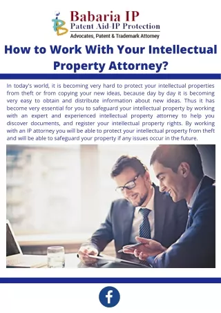 Get The Best Intellectual Property Attorney Service