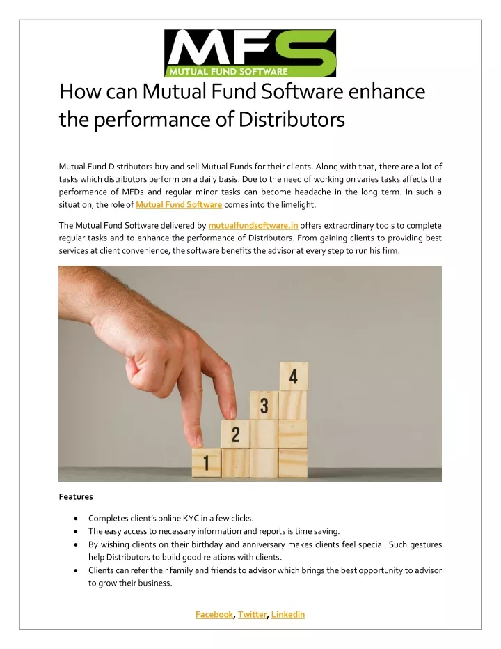 how can mutual fund software enhance