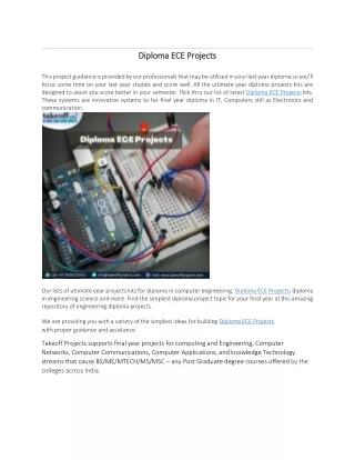 diploma ece projects diploma ece projects