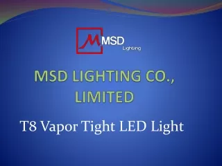 T8 Vapor Tight LED Light meishida-led.com