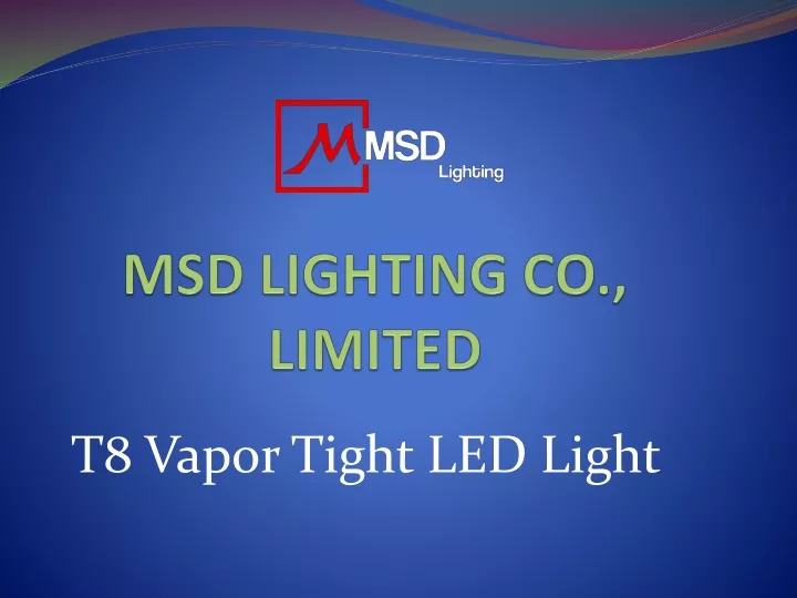 msd lighting co limited