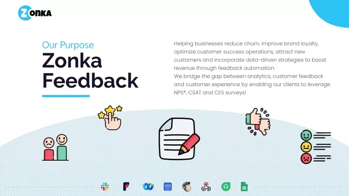 our purpose zonka feedback