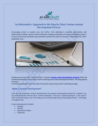 an informative approach to the step by step