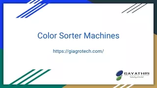 color sorter machines