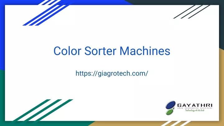 color sorter machines