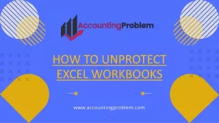 how to unprotect excel workbooks