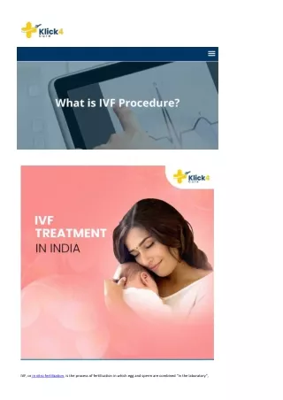 What is IVF Procedure?