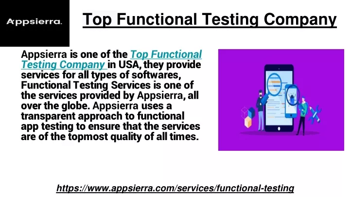 top functional testing company