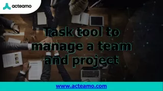 task tool to