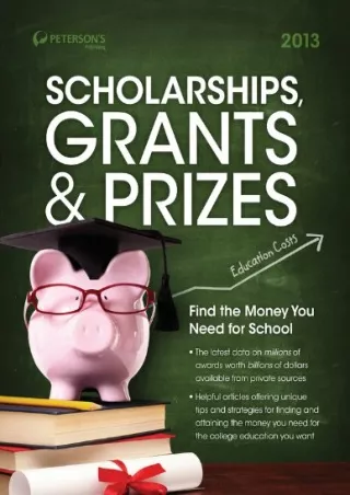 EPUB Scholarships Grants  Prizes 2013 Peterson s Scholarships Grants