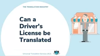 the translation industry