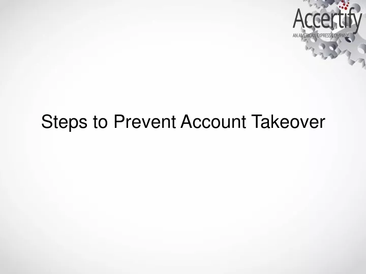 steps to prevent account takeover