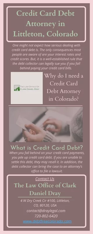 Credit Card Debt Attorney in Littleton