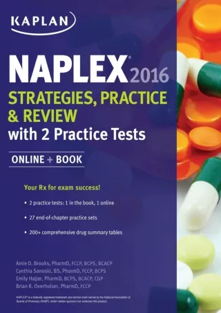 EBOOK NAPLEX 2016 Strategies Practice and Review with 2 Practice Tests