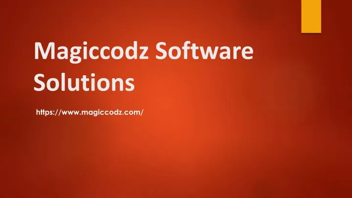 magiccodz software solutions