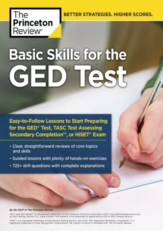READING Basic Skills for the GED Test Easy to Follow Lessons to Start