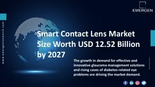 smart contact lens market size worth