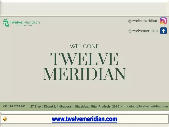 www twelvemeridian com