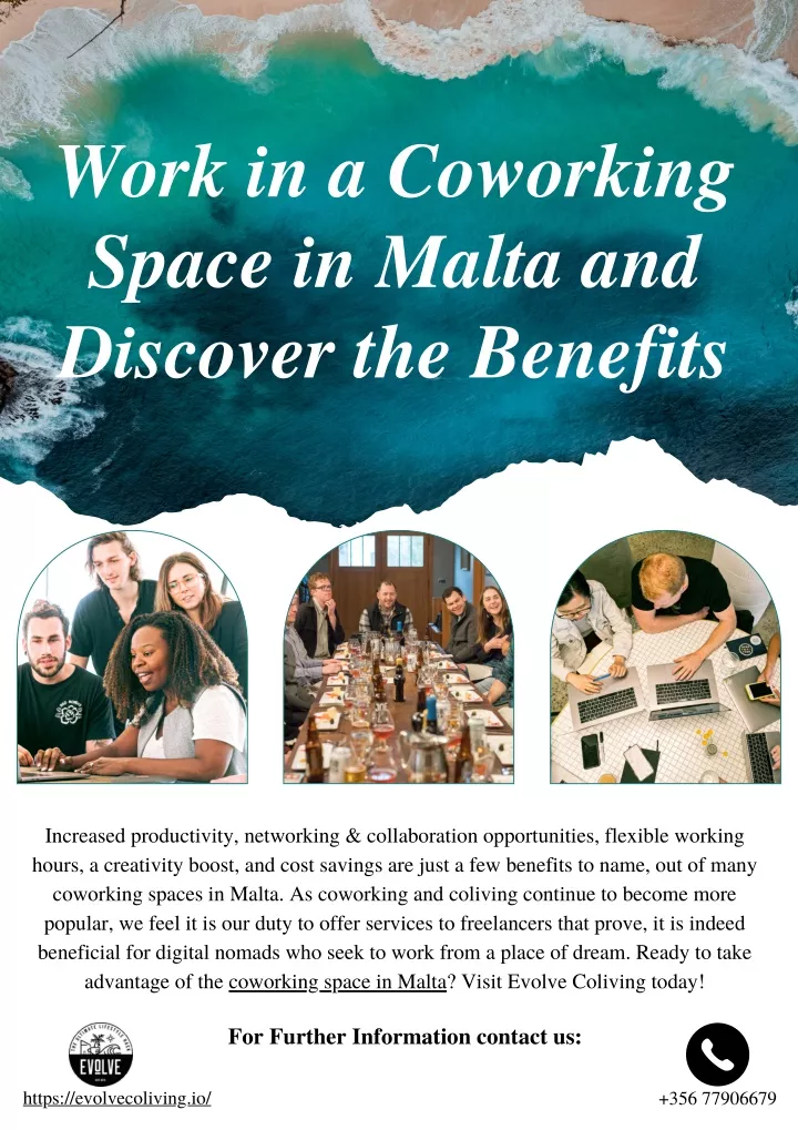 work in a coworking space in malta and discover