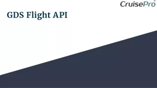 GDS Flight API