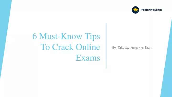 6 must know tips to crack online exams