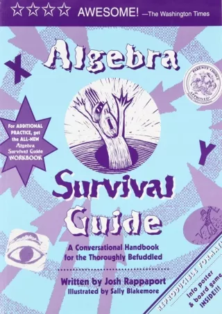READ Algebra Survival Guide A Conversational Guide for the Thoroughly Befuddled