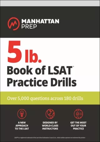 EPUB 5 lb Book of LSAT Practice Drills Over 5 000 questions across 180