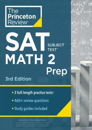 DOWNLOAD Princeton Review SAT Subject Test Math 2 Prep 3rd Edition 3