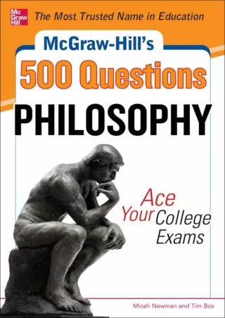 READING McGraw Hill s 500 Philosophy Questions Ace Your College Exams McGraw