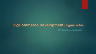 BigCommerce Development