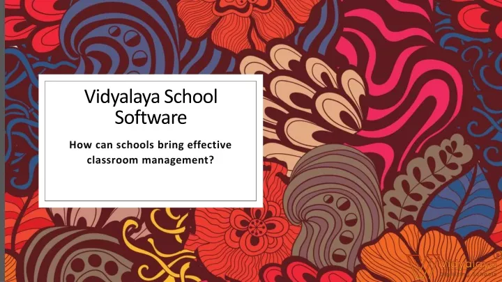 vidyalaya school software