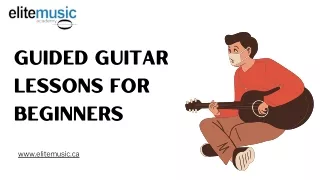 Guided Guitar Lessons for Beginners