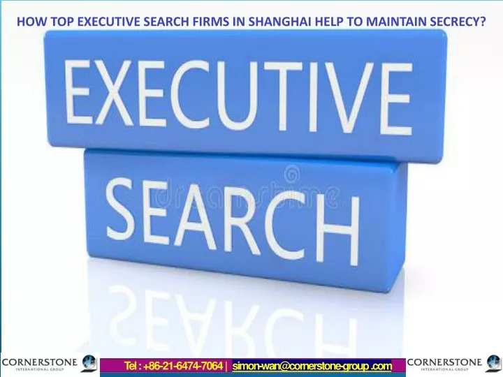 how top executive search firms in shanghai help
