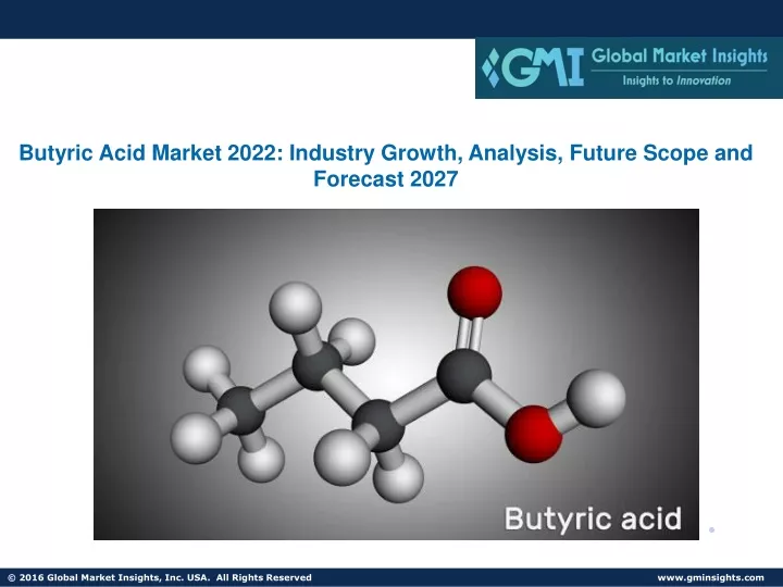 butyric acid market 2022 industry growth analysis