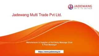 Jadewang Massage Chair and Foot Massager