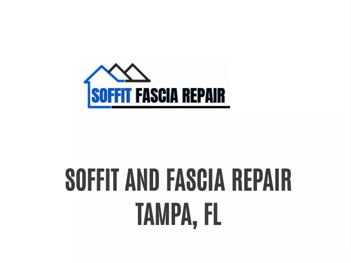 soffit and fascia repair tampa fl
