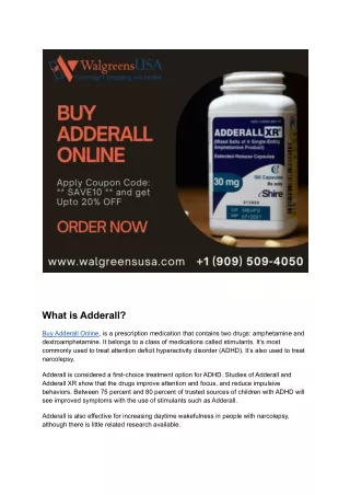 How to Buy Adderall Online | Where to Buy Adderall Online
