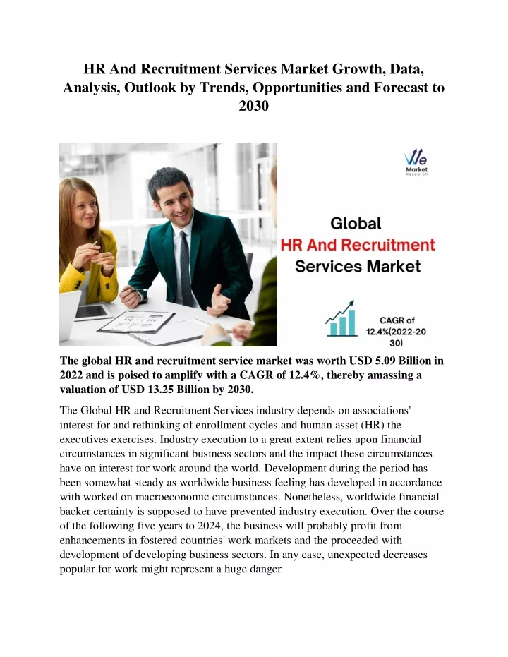hr and recruitment services market growth data