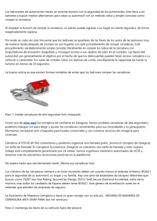 Mejores consejos y trucos de una cerrajeria profesional para particulares